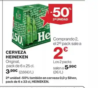 El Corte Inglés HEINEKEN Cerveza oferta