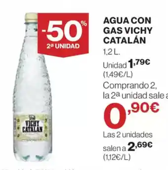 El Corte Inglés CATALÁN Agua con gas vichy oferta