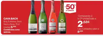 El Corte Inglés Cava bach oferta