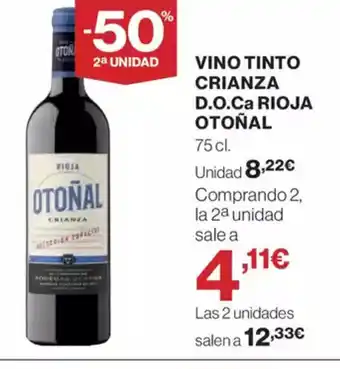 El Corte Inglés Vino tinto crianza d.o.ca rioja oferta