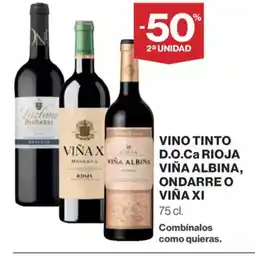 El Corte Inglés Vino tinto viña albina d.o.ca rioja viña albina, oferta