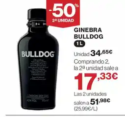 El Corte Inglés BULLDOG Ginebra oferta