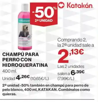 El Corte Inglés Champú para perro con hidroqueratina oferta