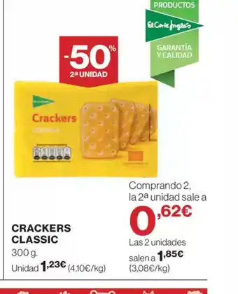 El Corte Inglés Crackers classic oferta