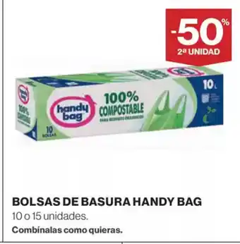 El Corte Inglés Bolsas de basura handy bag oferta