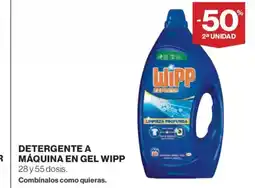 El Corte Inglés WIPP Detergente a máquina en gel oferta