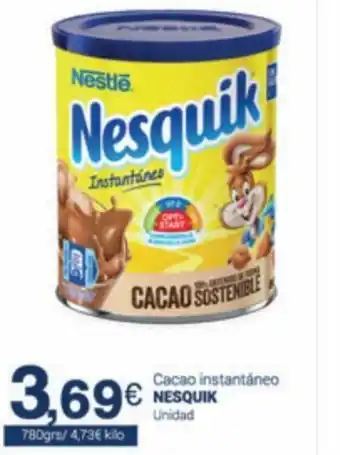 Supermercados Plaza Nesquik Cacao Instantáneo Unidad oferta