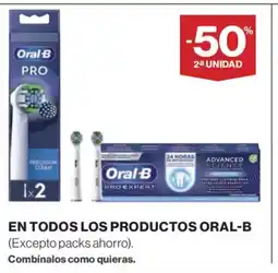 El Corte Inglés ORAL-B En todos los productos oferta