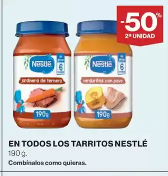 El Corte Inglés En todos los tarritos nestlé oferta