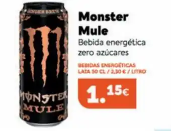 Supermercados Plaza Monster Mule Bebida Energética Zero Azúcares oferta