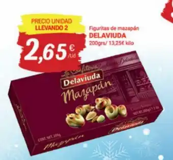 Supermercados Plaza Delaviuda Figuritas de Mazapán 200 grs oferta