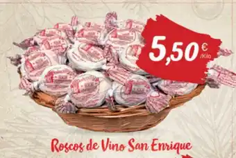 Supermercados Plaza Roscos de Vino San Enrique oferta