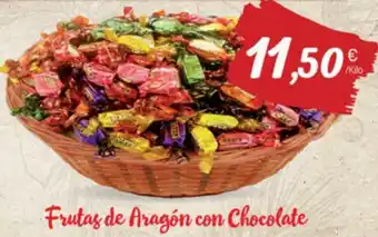 Supermercados Plaza Frutas de Aragón Con Chocolate oferta
