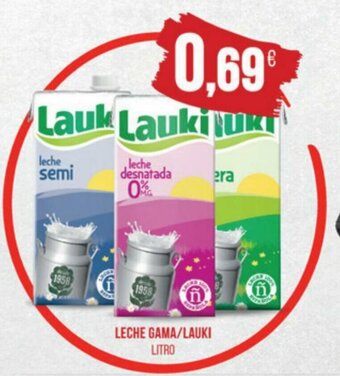 Supermercados Plaza Leche Gama/Lauki Litro oferta