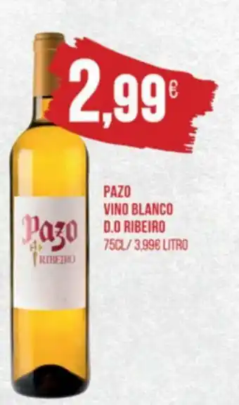 Supermercados Plaza Pazo Vino Blanco D.O. Ribeiro 75 cl oferta