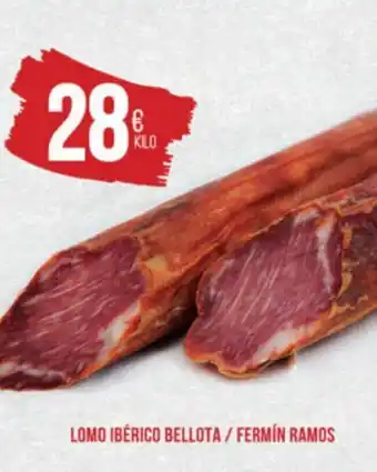 Supermercados Plaza Lomo Ibérico Bellota / Fermín Ramos oferta
