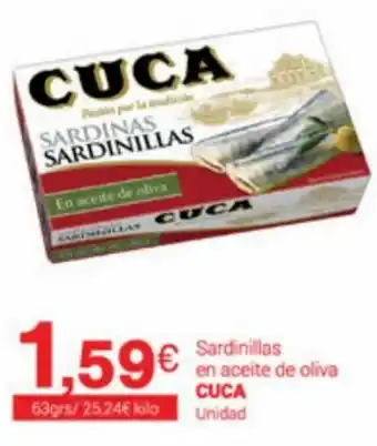 Supermercados Plaza Cuca Sardinillas En Aceite de Oliva Unidad oferta