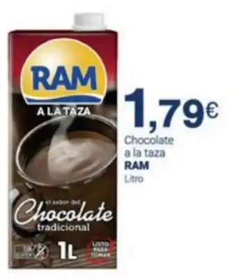 Supermercados Plaza Ram Chocolate a la Taza Litro oferta