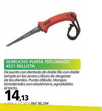 Coferdroza Serrucho Punta Teflonado 4521 Bellota oferta