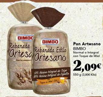 Gadis Pan Artesano Bimbo oferta