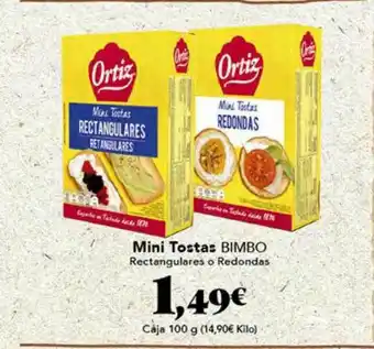 Gadis Mini Tostas Bimbo oferta