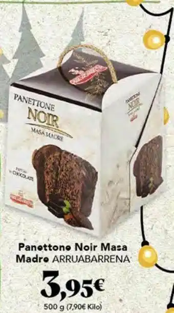 Gadis Panettone Noir Masa Madre Arruabarrena oferta