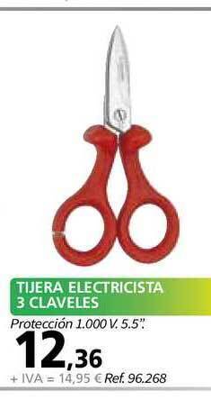 Coferdroza Tijera Electricista 3 Claveles oferta