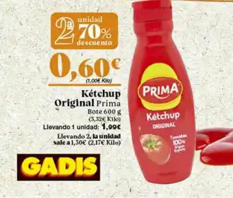 Gadis 2a Unidad 70% Descuento Kétchup Original Prima oferta