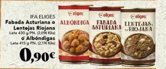 Gadis Ifa Eliges Fabada Asturiana O Lentejas Riojana O Albóndigas oferta