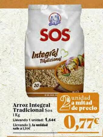 Gadis Arroz Integral Tradicional Sos oferta