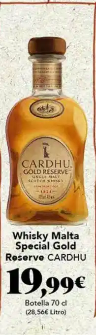 Gadis Whisky Malta Special Gold Reserve Cardhu oferta