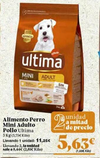 Gadis Alimento Perro Mini Adulto Pollo Ultima oferta