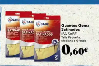 Gadis Guantes Goma Satinados Ifa Sabe oferta