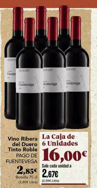 Gadis Vino Ribera Del Duero Tinto Robla Pago De Fuentevega oferta
