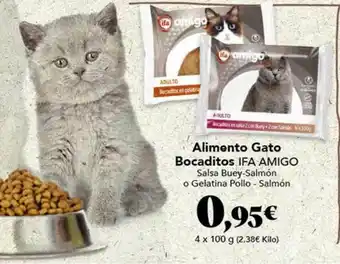Gadis Alimento Gato Bocaditos Ifa Amigo oferta