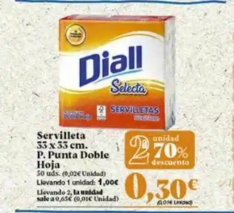 Gadis 2a Unidad 70% Descuento Servilleta 33 X 33 Cm P. Punta Doble Hoja oferta