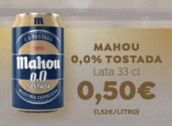 Mahou 0.0% Tostada Lata 33 cl