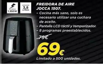 Hipercor Freidora De Aire Jocca 1507 oferta