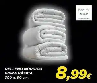 Hipercor Relleno Nórdico Fibra Básica oferta