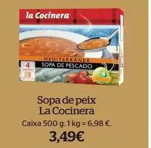 La Sirena Sopa De Pieix La Cocinera oferta