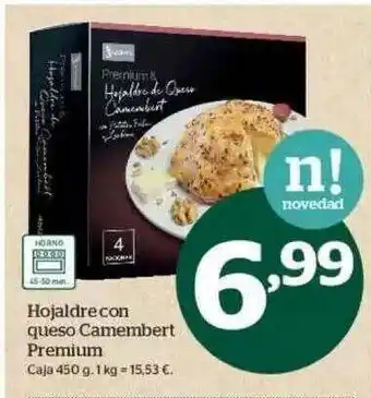 La Sirena Hojaldre Con Queso Camembert Premium oferta