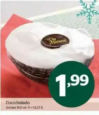 La Sirena Coco Helado oferta