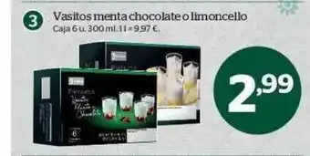 La Sirena Vasitos Menta Chocolate O Limoncello oferta
