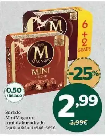 La Sirena Surtido Mini Magnum O Mini Almendrado oferta