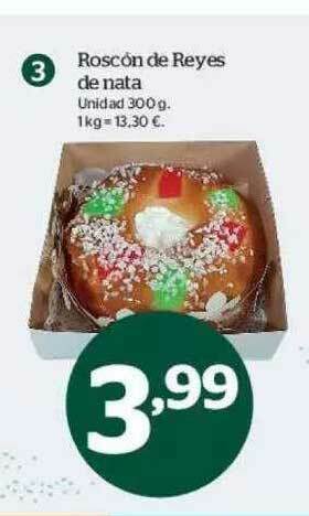 La Sirena Roscón De Reyes De Nata oferta