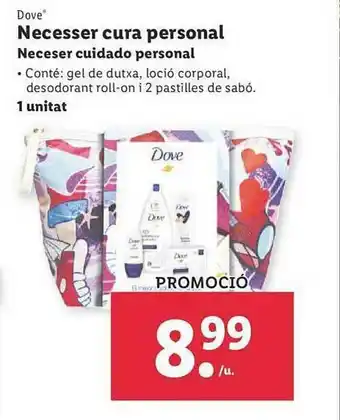 Lidl Dove Necesser Cura Personal oferta
