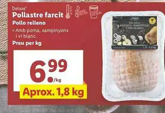 Lidl Deluxe Pollastre Farcit Pollo Relleno oferta