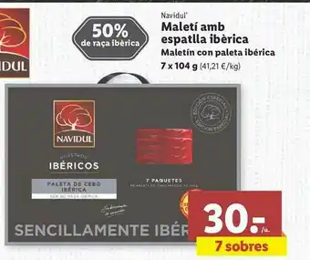 Lidl Navidul Maletin Con Paleta Ibérica oferta