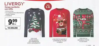 Lidl Jersey Navideño Con Leds Livergy oferta