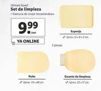 Lidl Ultimate Speed Set De Limpieza oferta